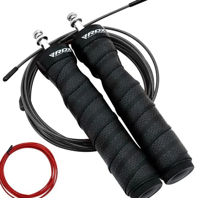 RDX B4 Adjustable 10.3ft Skipping Rope with 2 Tangle-Free Steel Wires