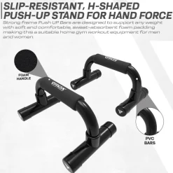 RDX 1B 4-in1 Ab Roller with Push-Up Bar, Skipping Rope & Knee Pad Set