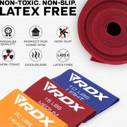 RDX B1 TPE Flat Resistance Training Bands Set