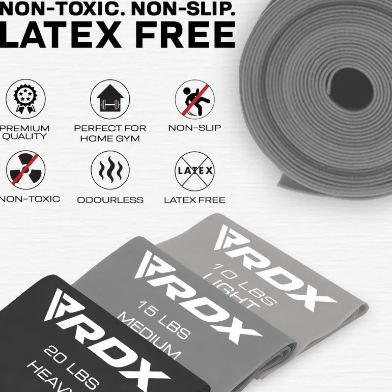 RDX B2 TPE Flat Resistance Training Bands Set