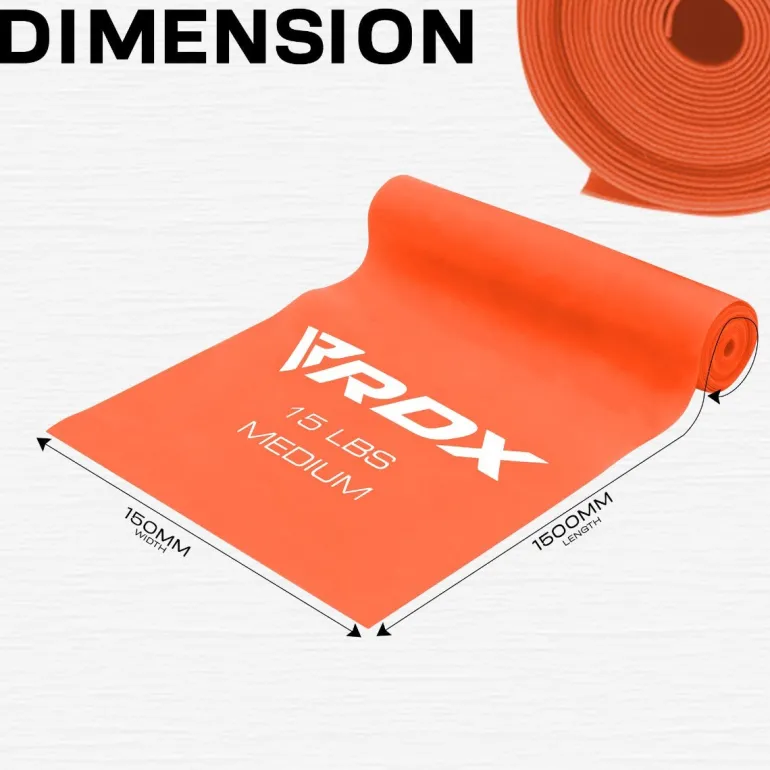 RDX B4 TPE Flat Resistance Training Bands Set