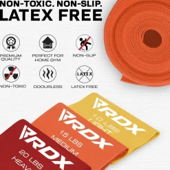 RDX B4 TPE Flat Resistance Training Bands Set