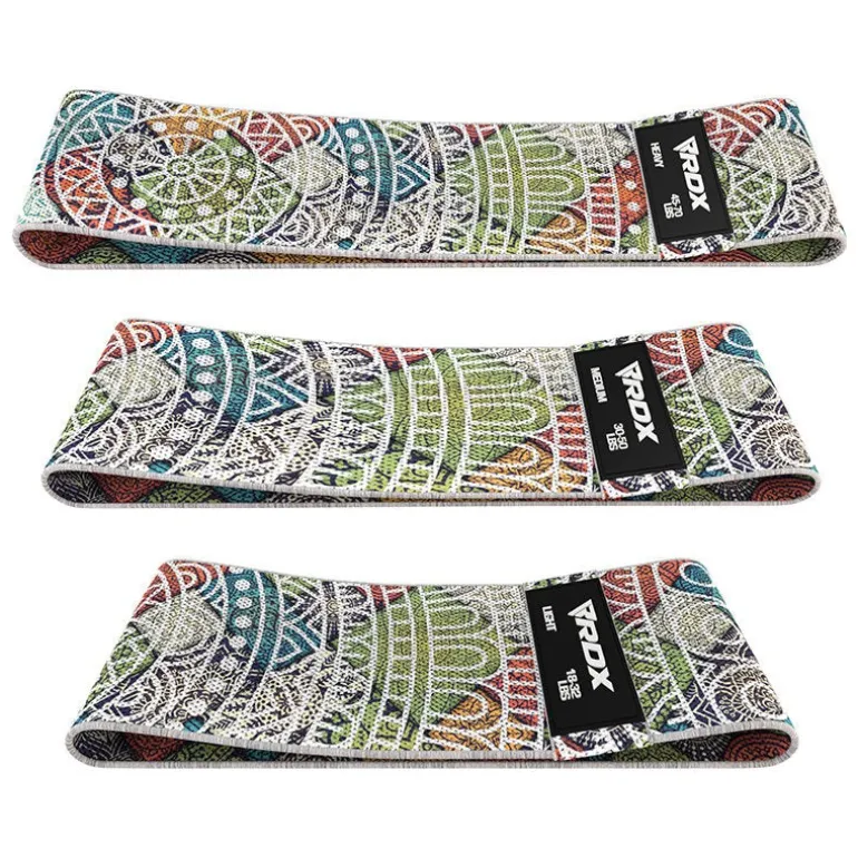 RDX CF Heavy-Duty Fabric Resistance Training Bands for Fitness