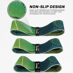 RDX CL Heavy-Duty Fabric Resistance Training Bands for Fitness