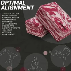 RDX CP EVA Foam High Density Non-Slips Yoga Block