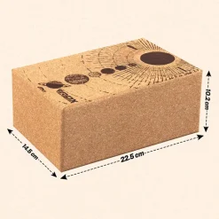 RDX D4 Cork Yoga Block Non-Slip Brick
