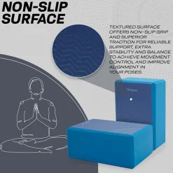 RDX D9 High Density EVA Foam Yoga Blocks Non-Slip Brick