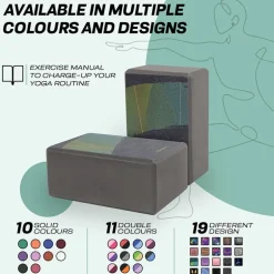 RDX D14 High Density EVA Foam Yoga Blocks Non-Slip Brick