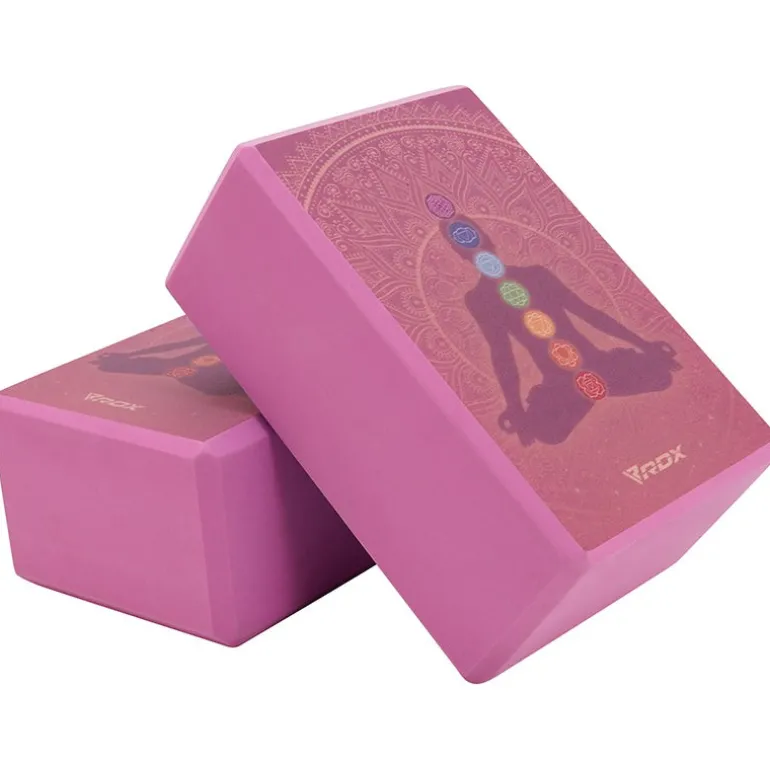 RDX D2 High Density EVA Foam Yoga Blocks Non-Slip Brick