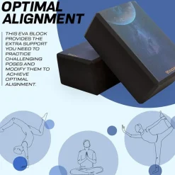 RDX D8 High Density EVA Foam Yoga Blocks Non-Slip Brick