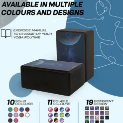 RDX D8 High Density EVA Foam Yoga Blocks Non-Slip Brick