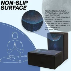 RDX D8 High Density EVA Foam Yoga Blocks Non-Slip Brick