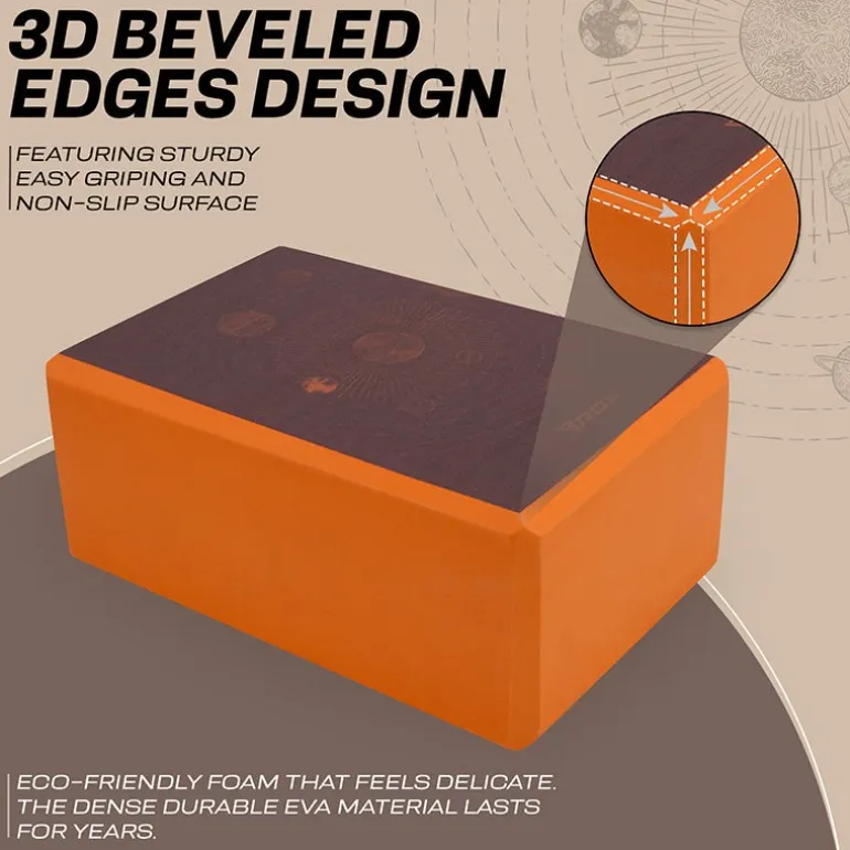 RDX D1 High Density EVA Foam Yoga Blocks Non-Slip Brick
