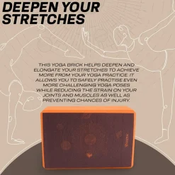 RDX D1 High Density EVA Foam Yoga Blocks Non-Slip Brick