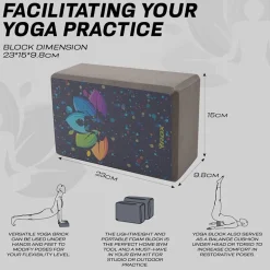 RDX D4 High Density EVA Foam Yoga Blocks Non-Slip Brick