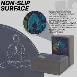 RDX D4 High Density EVA Foam Yoga Blocks Non-Slip Brick