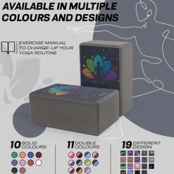 RDX D4 High Density EVA Foam Yoga Blocks Non-Slip Brick