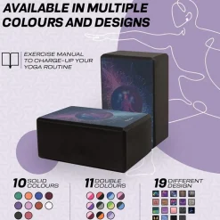 RDX D6 High Density EVA Foam Yoga Blocks Non-Slip Brick