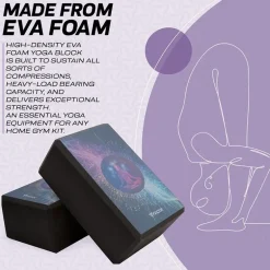 RDX D6 High Density EVA Foam Yoga Blocks Non-Slip Brick