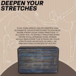 RDX D7 High Density EVA Foam Yoga Blocks Non-Slip Brick