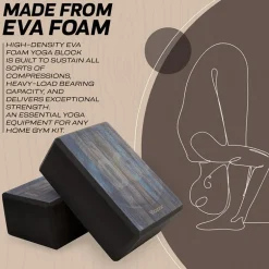 RDX D7 High Density EVA Foam Yoga Blocks Non-Slip Brick