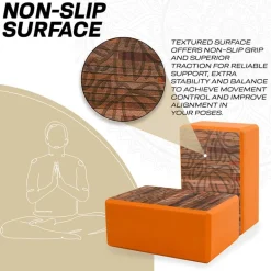 RDX D11 High Density EVA Foam Yoga Blocks Non-Slip Brick