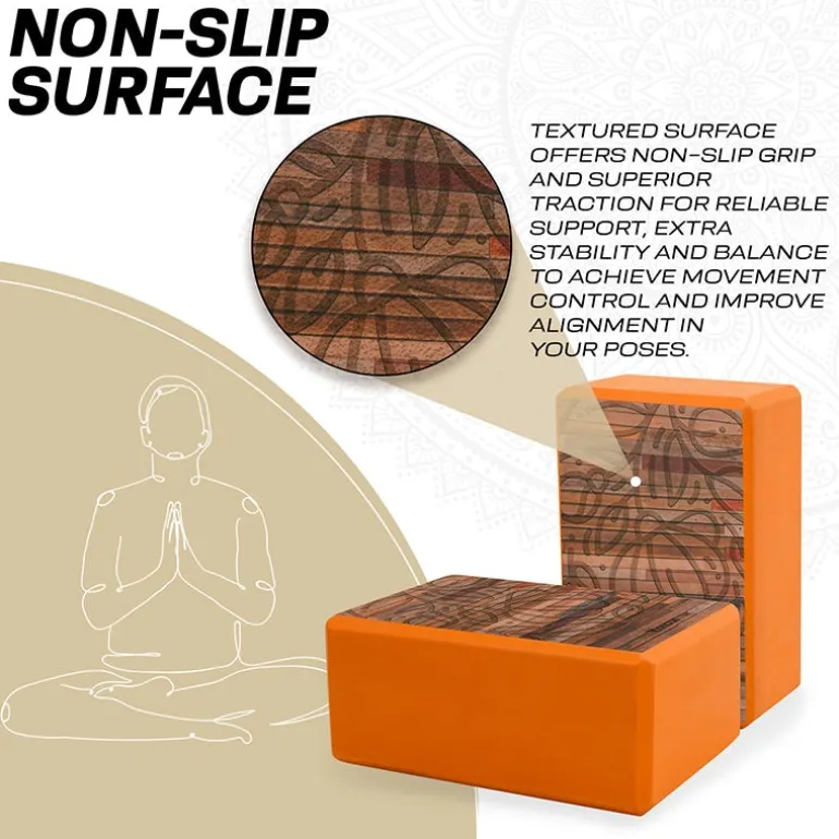RDX D11 High Density EVA Foam Yoga Blocks Non-Slip Brick