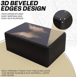 RDX D12 High Density EVA Foam Yoga Blocks Non-Slip Brick