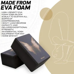 RDX D12 High Density EVA Foam Yoga Blocks Non-Slip Brick