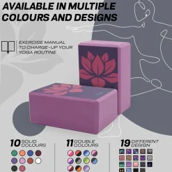 RDX D13 High Density EVA Foam Yoga Blocks Non-Slip Brick