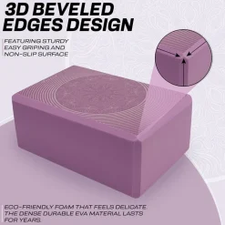 RDX D15 High Density EVA Foam Yoga Blocks Non-Slip Brick