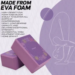 RDX D16 High Density EVA Foam Yoga Blocks Non-Slip Brick