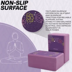 RDX D16 High Density EVA Foam Yoga Blocks Non-Slip Brick