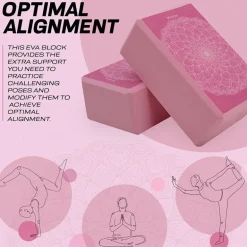 RDX D17 High Density EVA Foam Yoga Blocks Non-Slip Brick