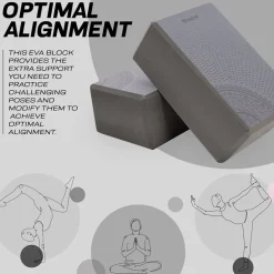 RDX D18 High Density EVA Foam Yoga Blocks Non-Slip Brick