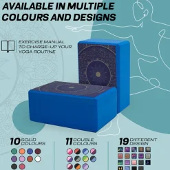 RDX D19 High Density EVA Foam Yoga Blocks Non-Slip Brick