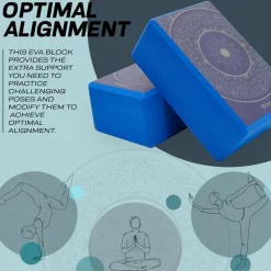RDX D19 High Density EVA Foam Yoga Blocks Non-Slip Brick