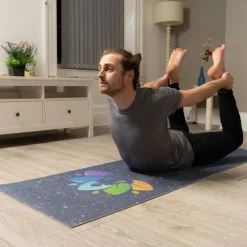RDX D1 Iris 6mm PVC Yoga Mat Midnight Lotus