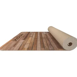 RDX D4 Iris 6mm PVC Yoga Mat Rustic Wood