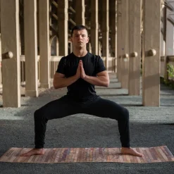 RDX D4 Iris 6mm PVC Yoga Mat Rustic Wood