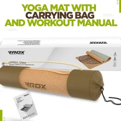 RDX D5 6mm Cork Yoga Mat