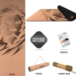 RDX D1 6mm Cork Yoga Mat