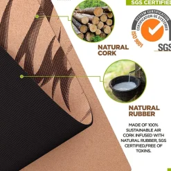 RDX D1 6mm Cork Yoga Mat