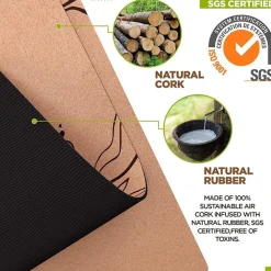 RDX D2 6mm Cork Yoga Mat