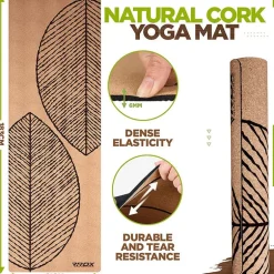 RDX D3 6mm Cork Yoga Mat