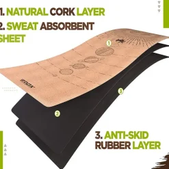 RDX D4 6mm Cork Yoga Mat