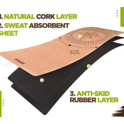 RDX D6 6mm Cork Yoga Mat