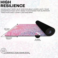 RDX D5 6mm PU Rubber Yoga Mat