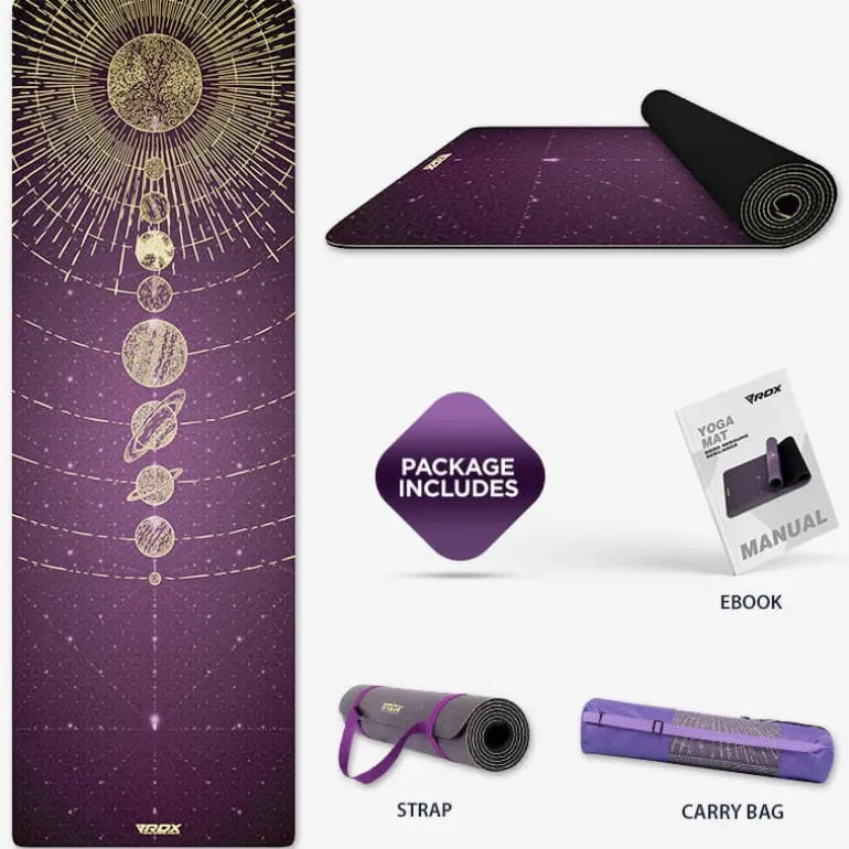 RDX D11 6mm PU Rubber Yoga Mat