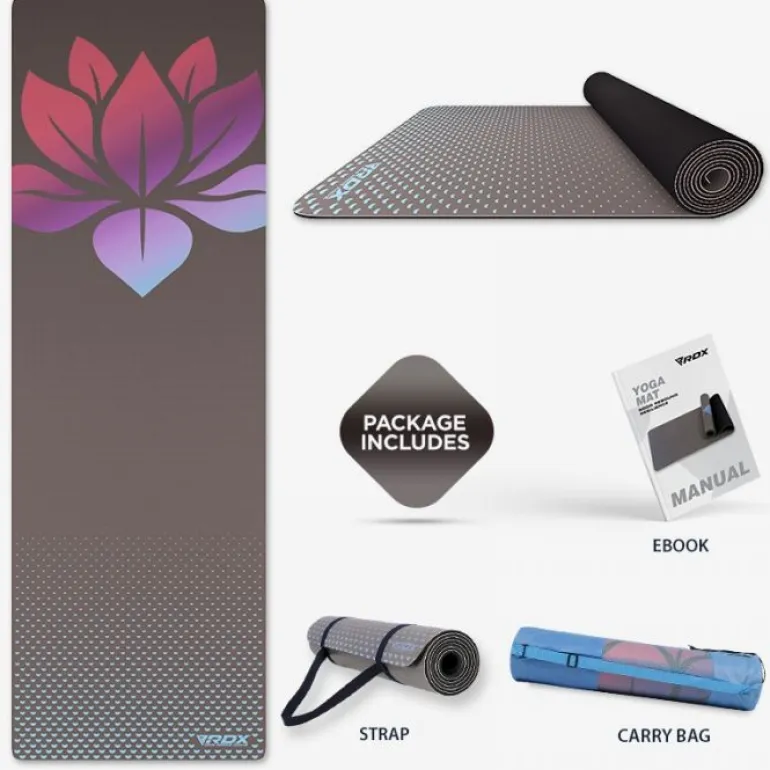 RDX D1 6mm PU Rubber Yoga Mat